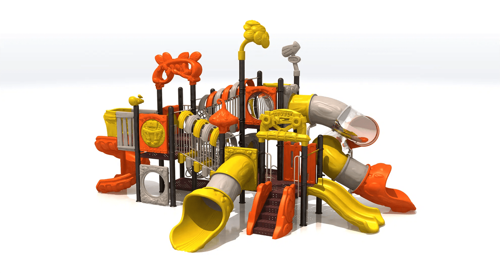 Orange Explorer Climbing and Slide Playground company Orange Explorer Climbing and Slide Playground company
