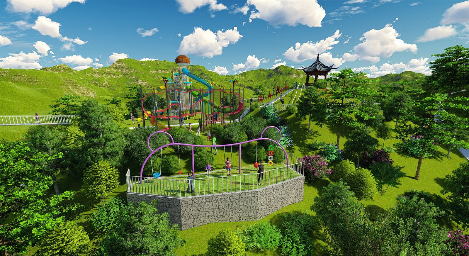 Explore Adventure and Nature at Chongqing Jianwenfeng Park China