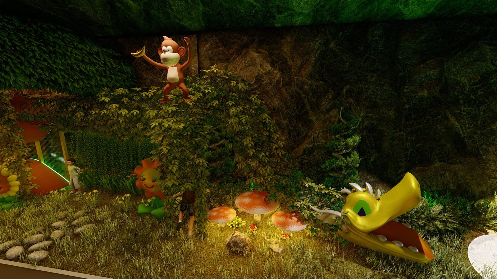 Misty Forest-Themed Park Design for Immersive Experiences custom