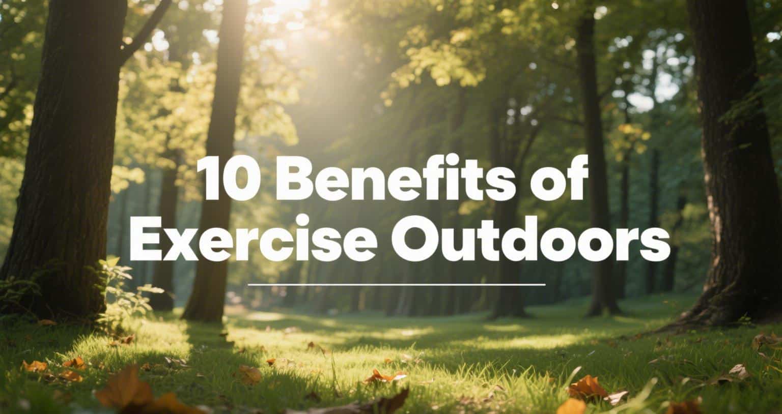 10 Benefits of Exercise Outdoors 10 Benefits of Exercise Outdoors