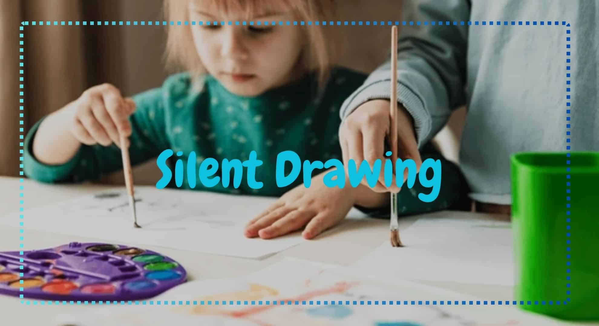 Child Silent Drawing in the Classroom Child Silent Drawing in the Classroom