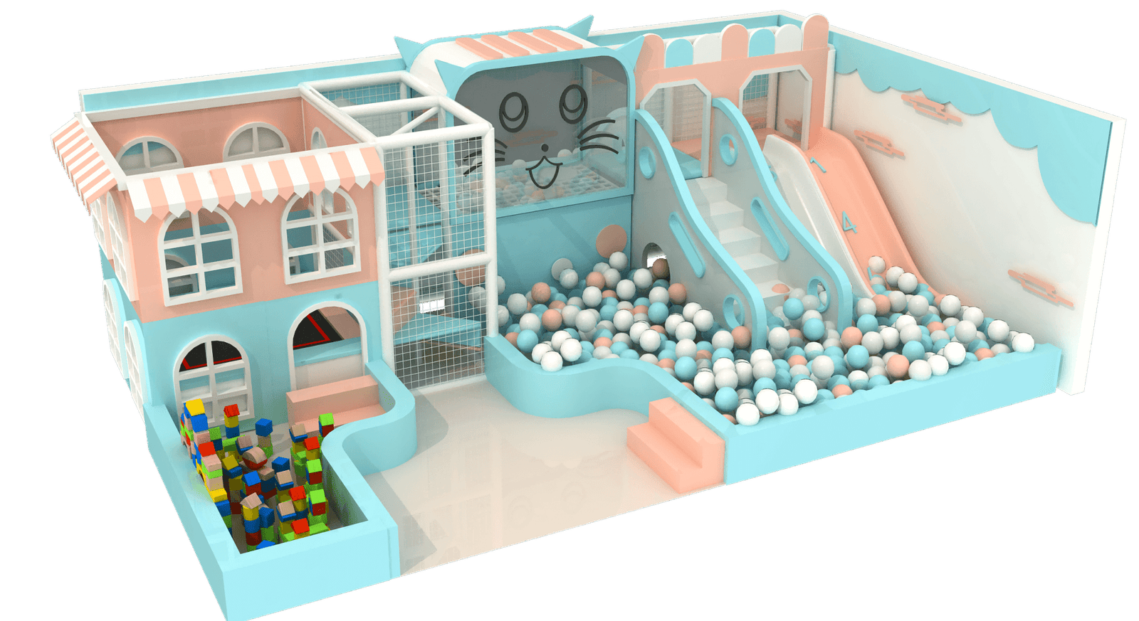 Pastel Soft Play Equipment5