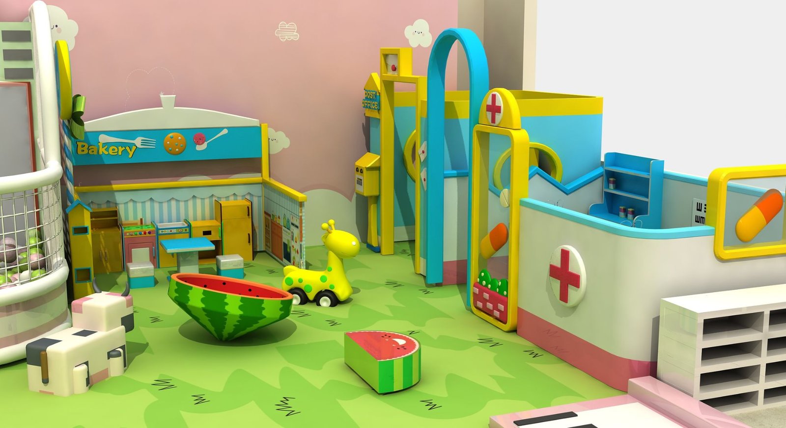 China Macaron Role Play Commercial Indoor Soft Play Equipment China Macaron Role Play Commercial Indoor Soft Play Equipment